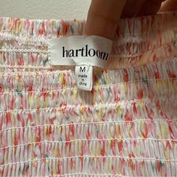 Heartloom Svea Smocked Floral Puff Sleeve Top - Medium - Picture 4 of 8